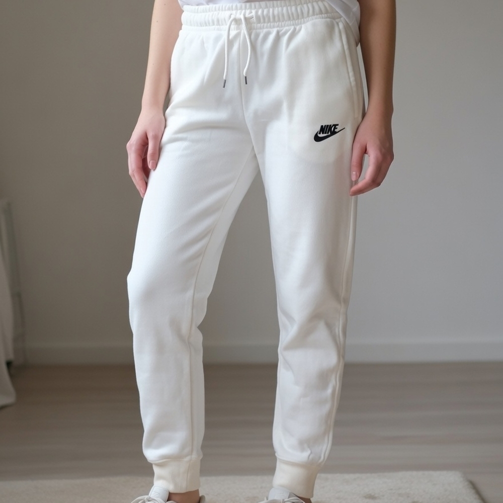 Nike White Women’s Sweatpants Joggers Soft & Comfortable